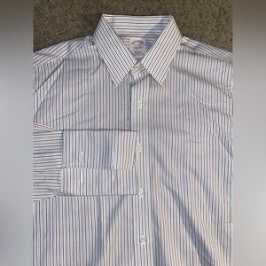 Brooks Brothers Regular Fit Suprima Cotton Button Up Down French Cuff Dress Shir